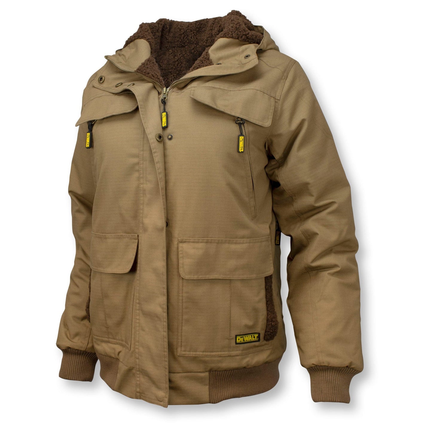 Brown Jackets | DeWalt | Durable Heated Jacket - DeWalt - Comfort Fit