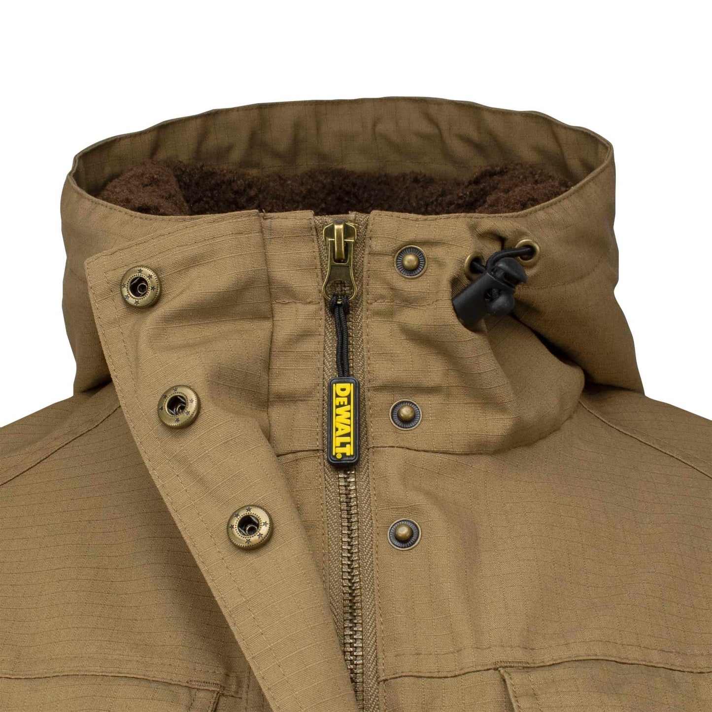 Brown Jackets | DeWalt | Durable Heated Jacket - DeWalt - Comfort Fit