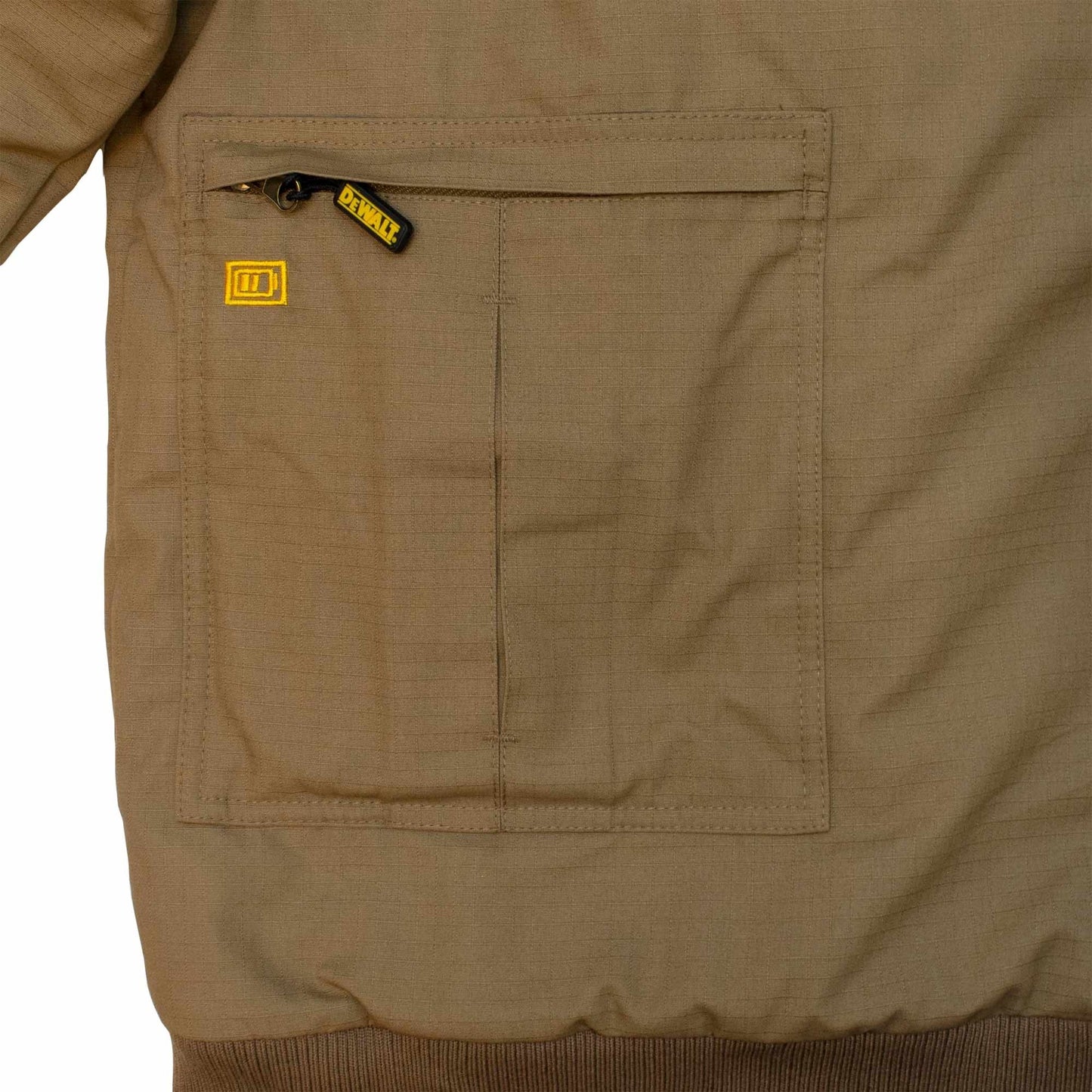 Brown Jackets | DeWalt | Durable Heated Jacket - DeWalt - Comfort Fit