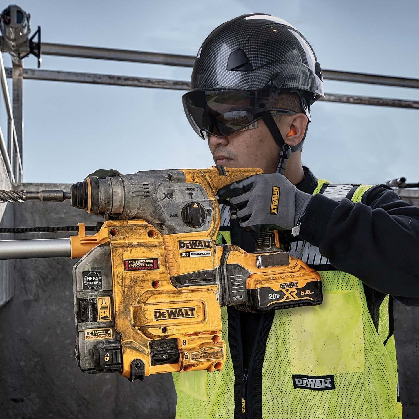 Slate Hard Hats - DeWalt - Durable Safety Helmet