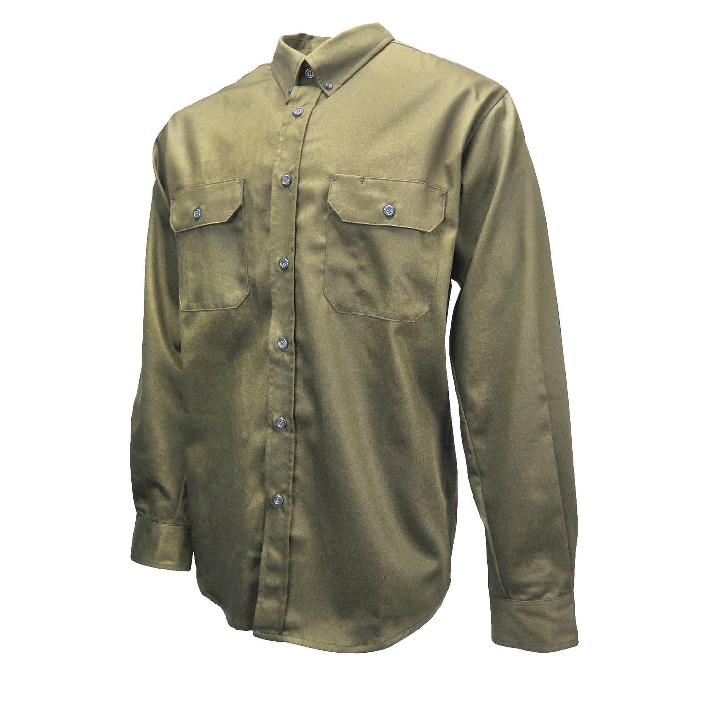 Gray Button Down Shirt - Radians - Flame Resistant Cotton