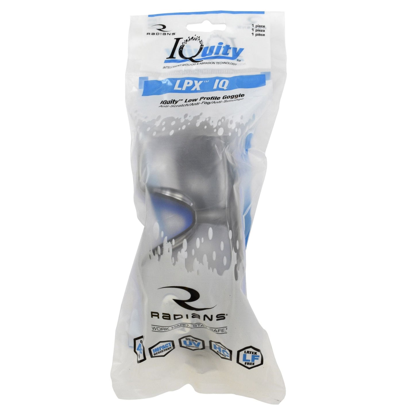Clear IQ Anti-Fog Lens Goggles - Radians - Durable Design