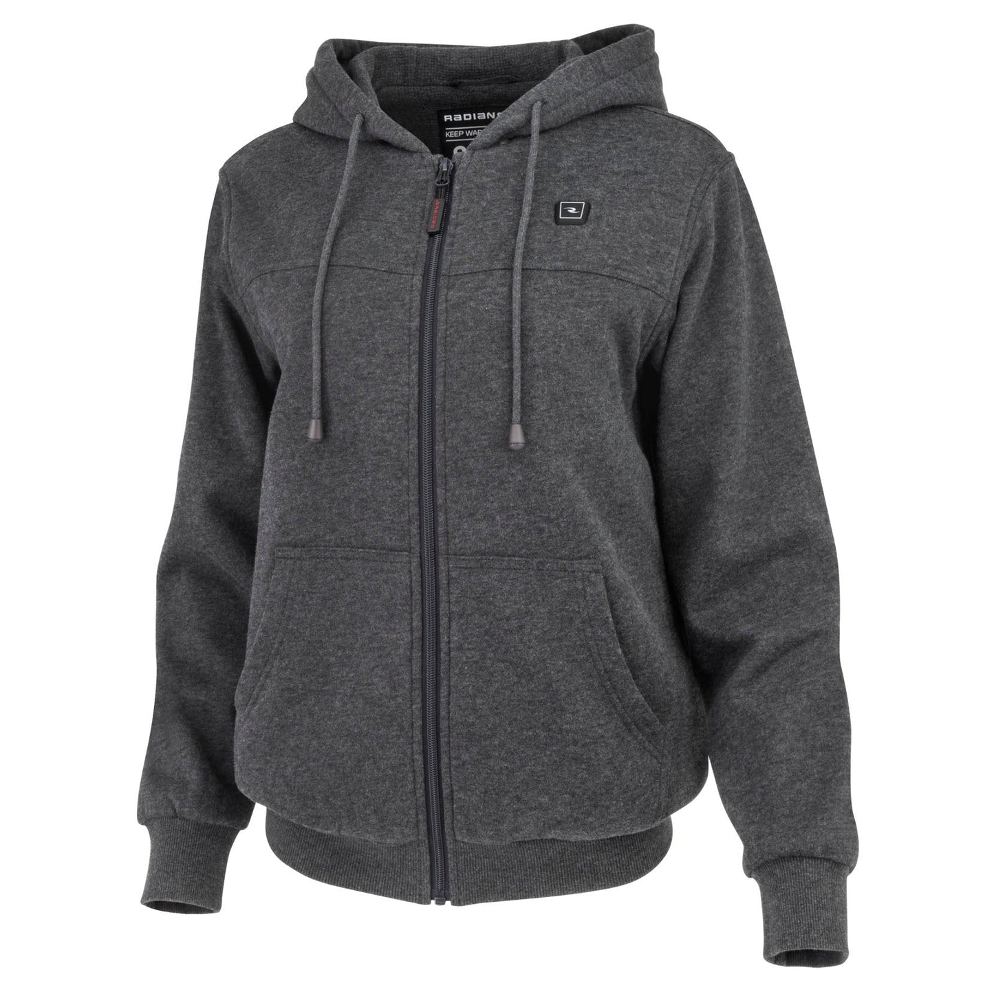 Gray Heated Hoodie - Radians - Cozy Cotton Blend