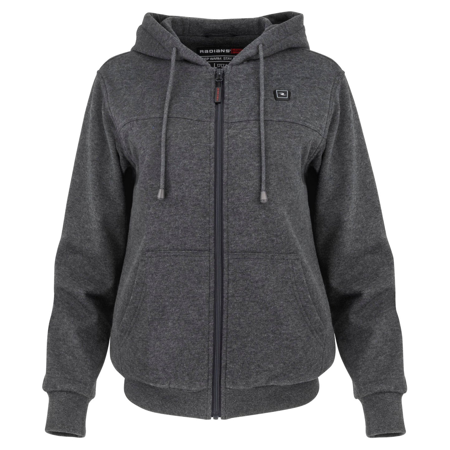 Gray Heated Hoodie - Radians - Cozy Cotton Blend