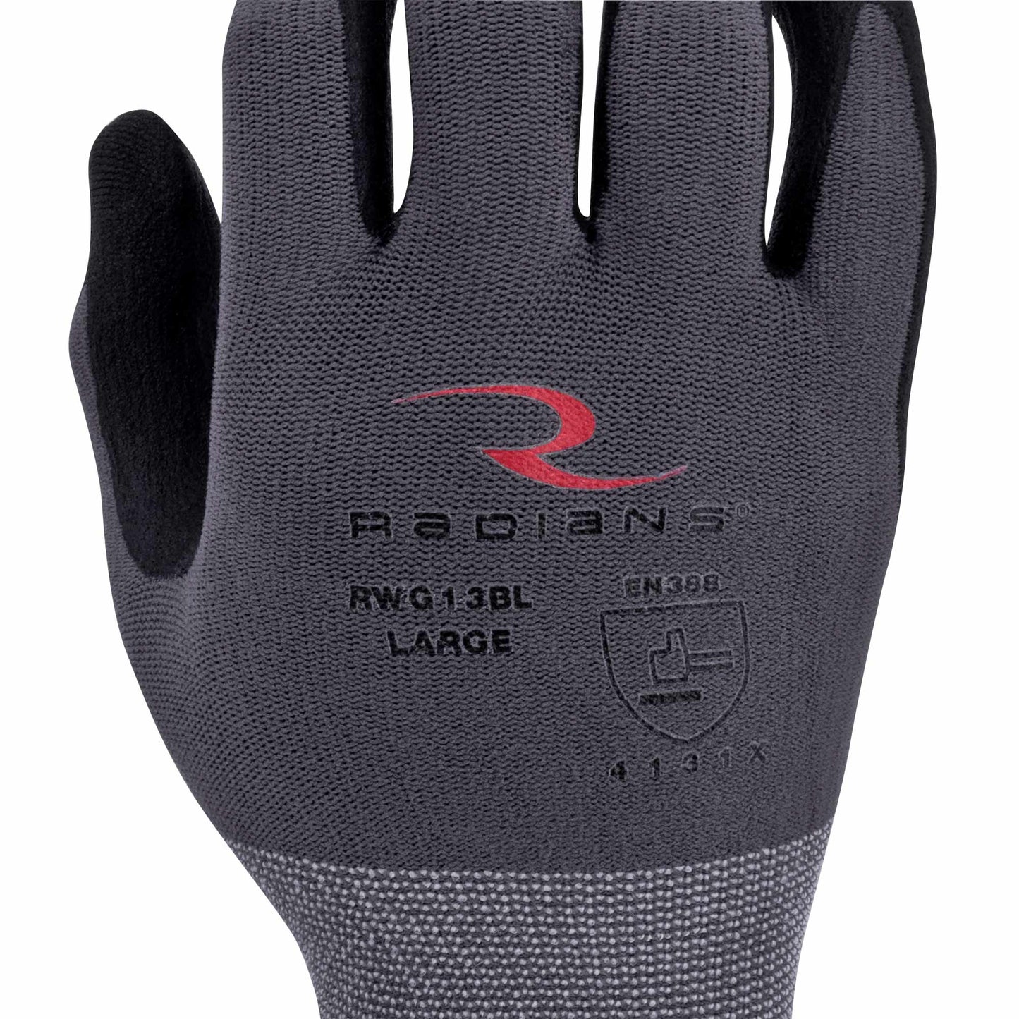 Gray Durable Knit Gloves - Radians - Excellent Grip
