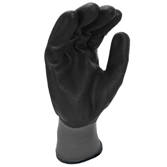 Gray String Knit Gloves - Radians - Water Resistant Grip