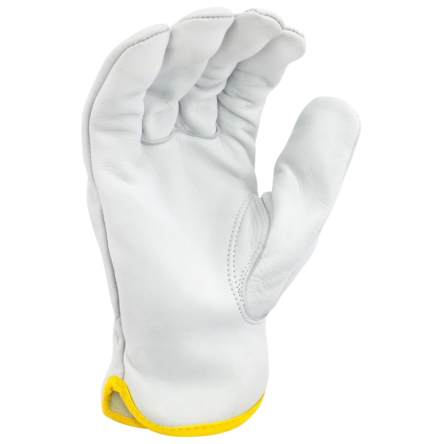 White Leather Gloves - Radians - A6 Cut Protection