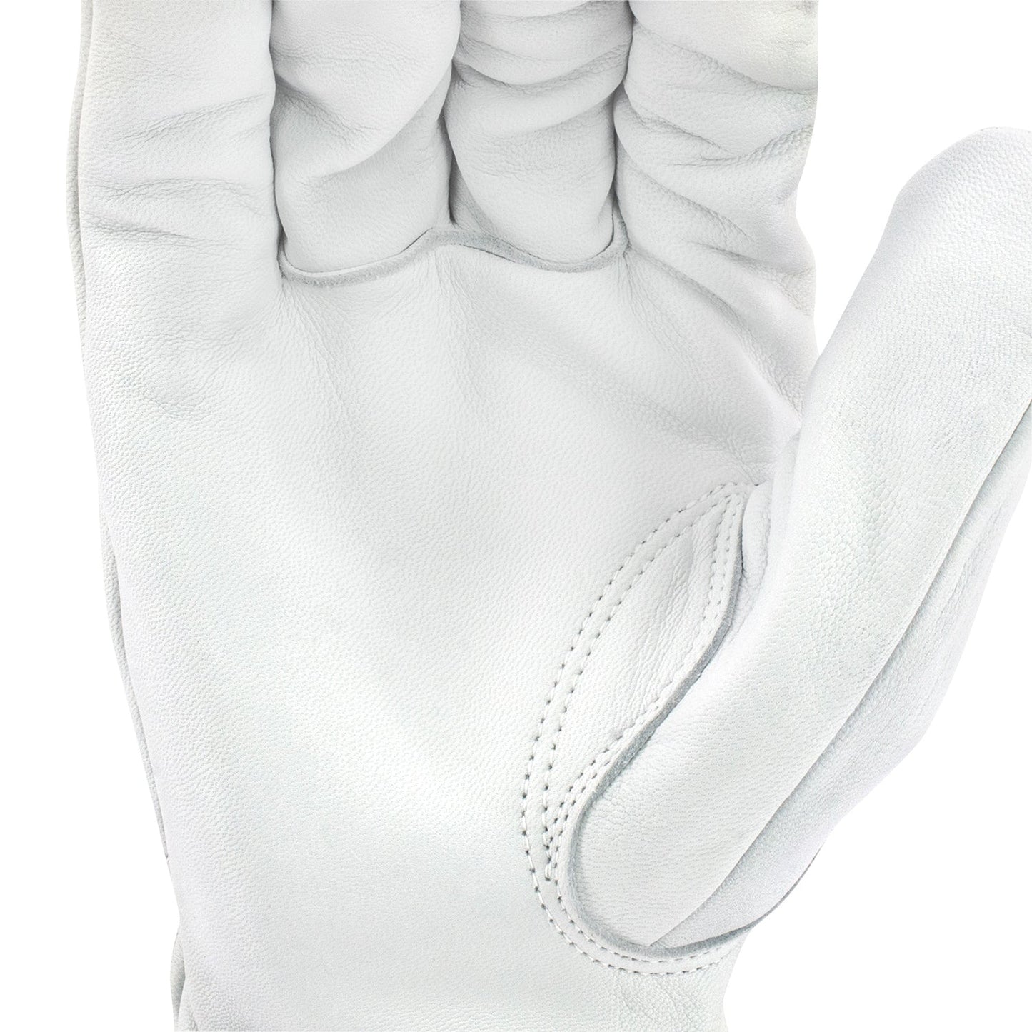 White Leather Gloves - Radians - A6 Cut Protection