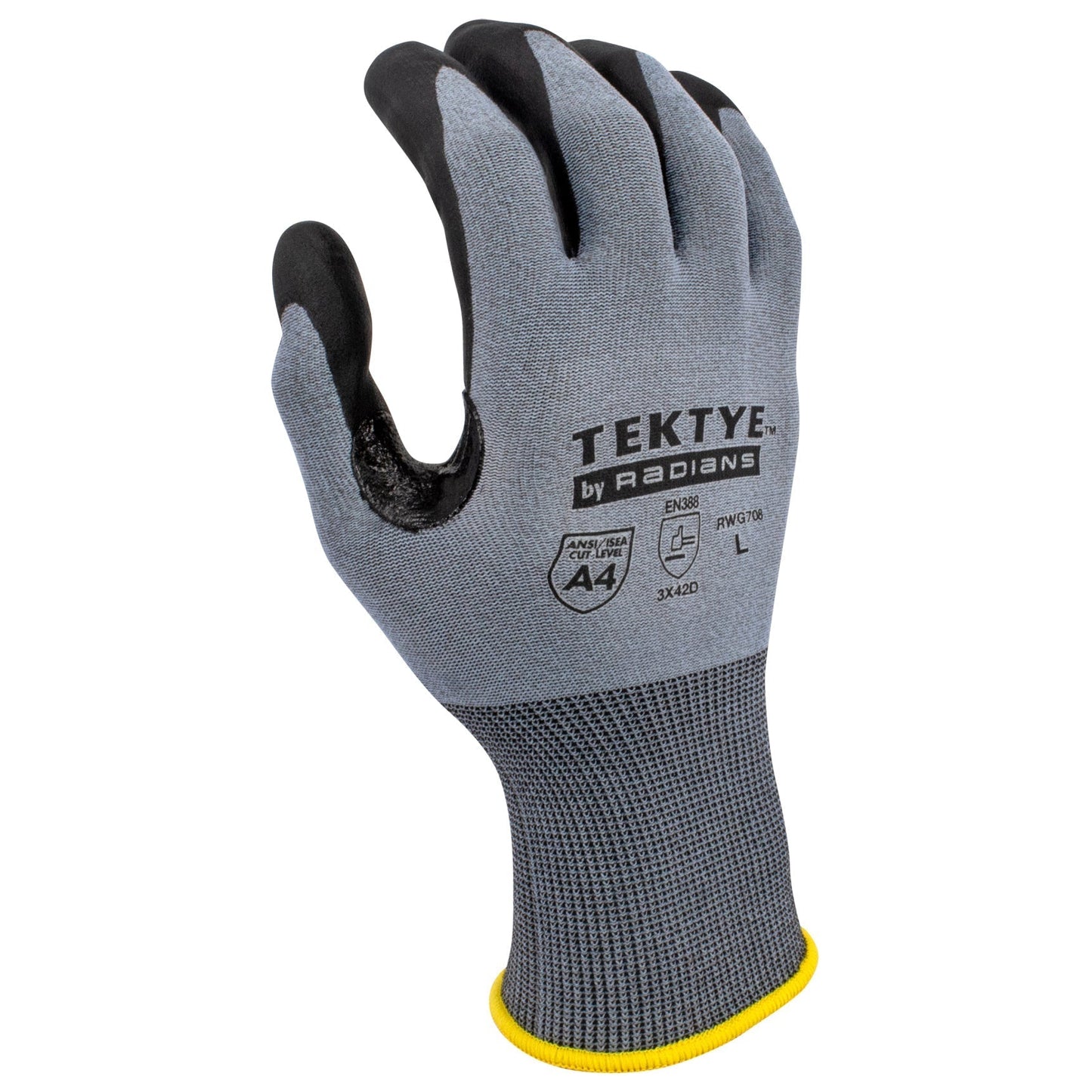 Gray Knit Gloves - Radians - Touchscreen Compatible