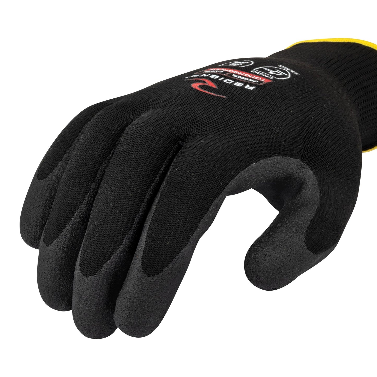 Black String Knit Gloves - Radians - Cut Resistant