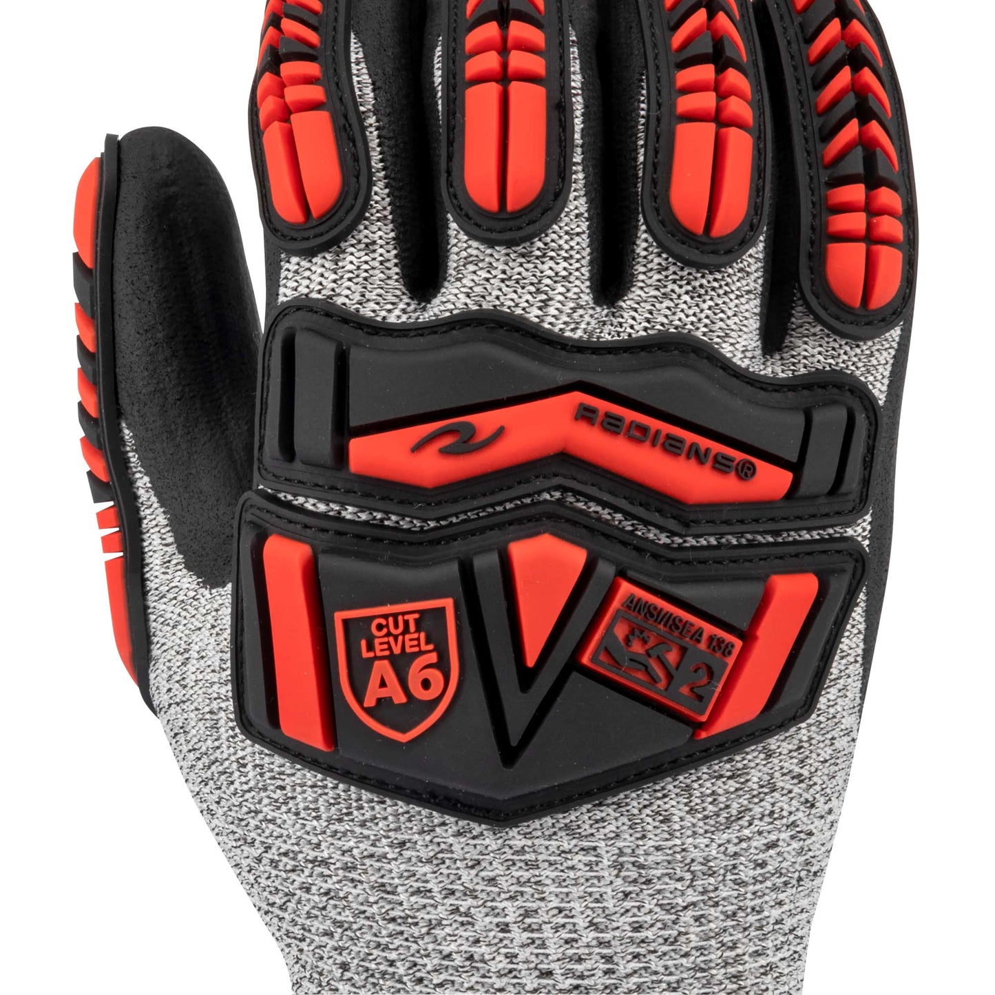 Gray Durable Knit Gloves - Radians - Cut A6 Protection