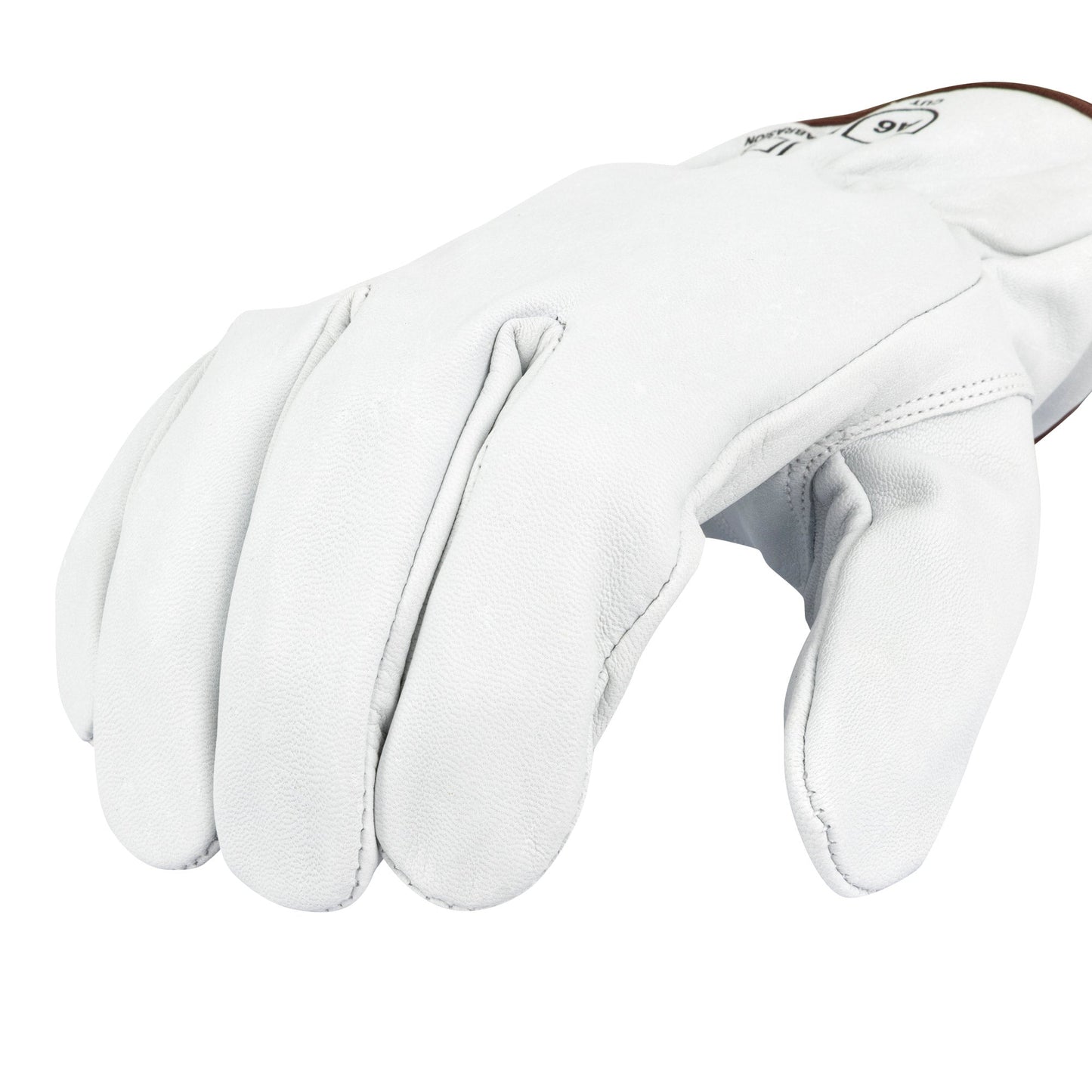 White Leather Gloves - Radians - Cut Resistant