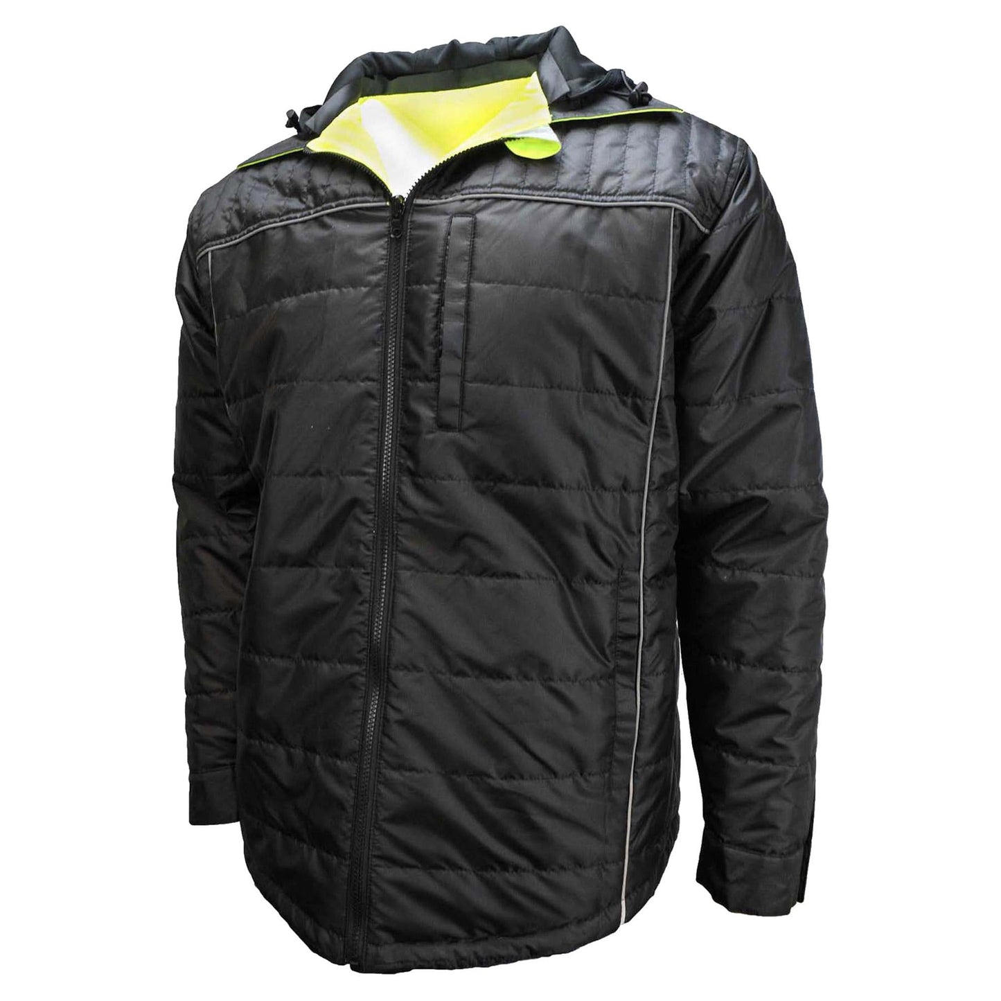 Hi-Viz Green Safety Jacket - Radians - Reversible Design