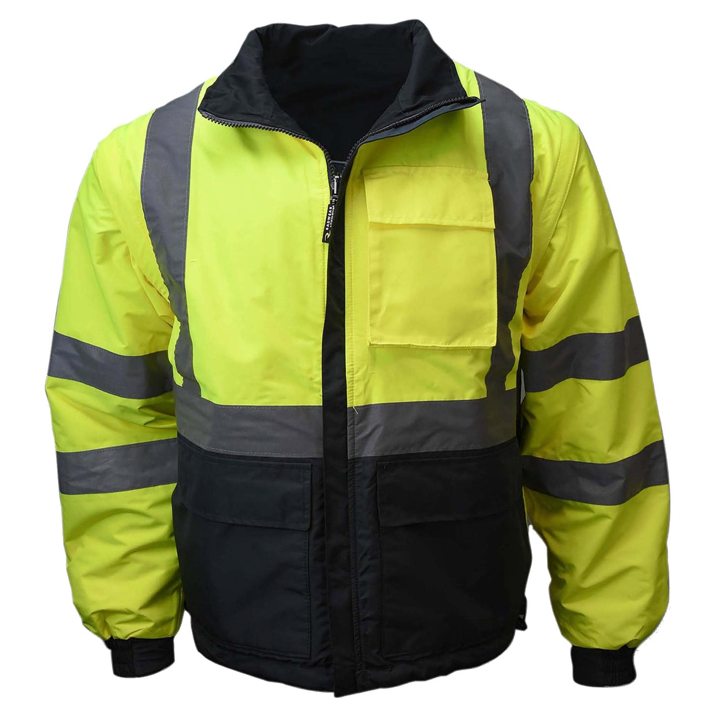 Zip-Off Sleeves Safety Jackets - Radians - Reversible Windbreaker