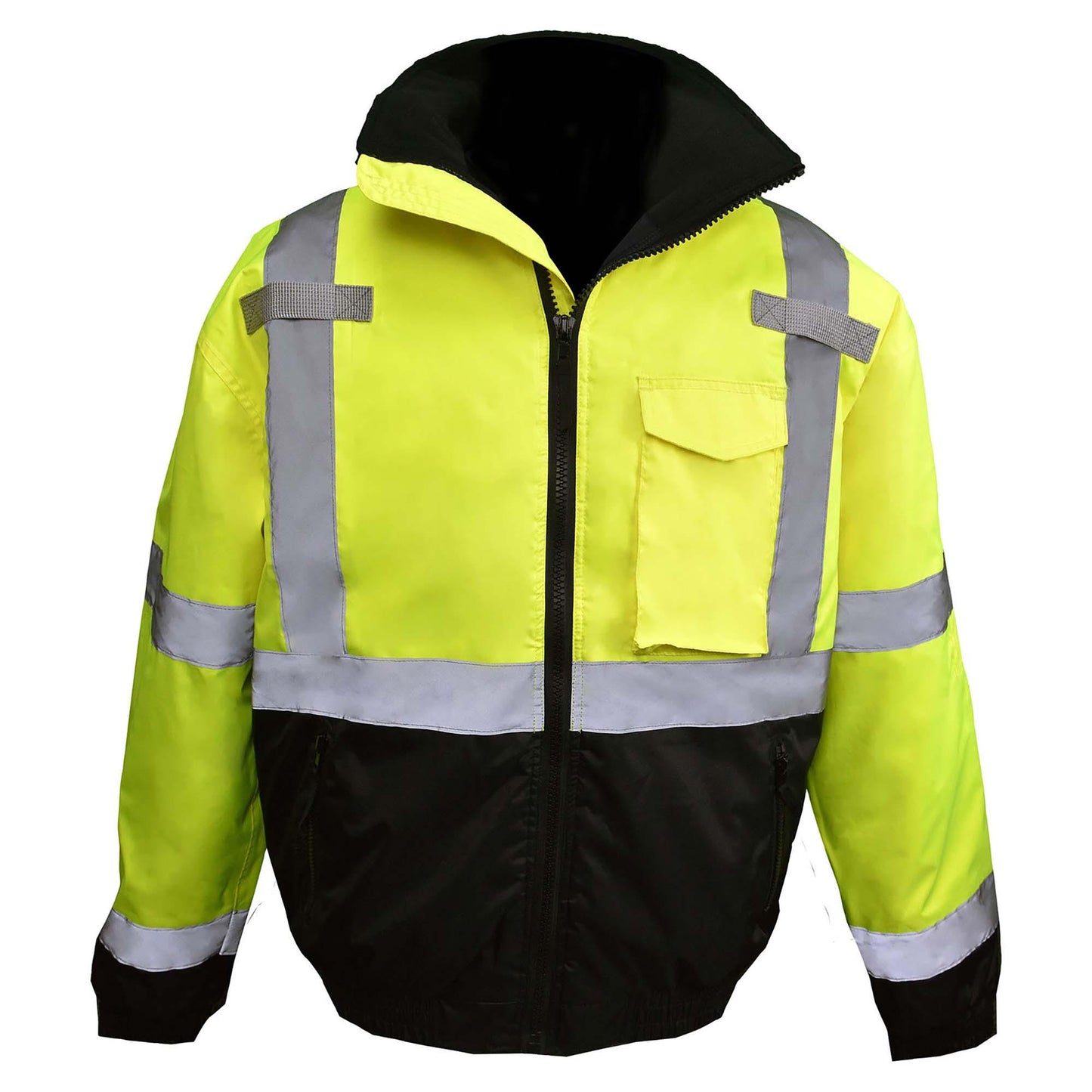 Yellow/Black Safety Jacket - Radians - Weatherproof Liner