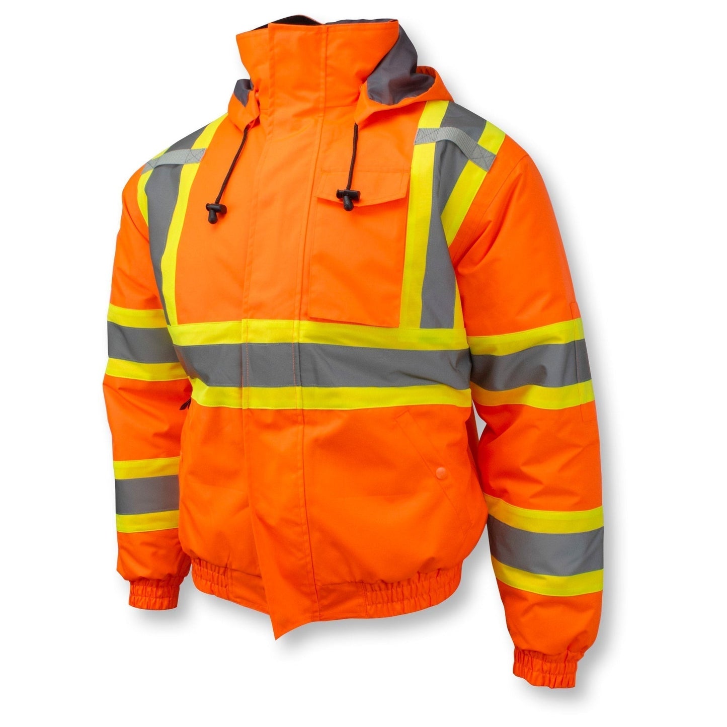 Yellow/Lime Safety Jacket - Radians - Quilted Bomber