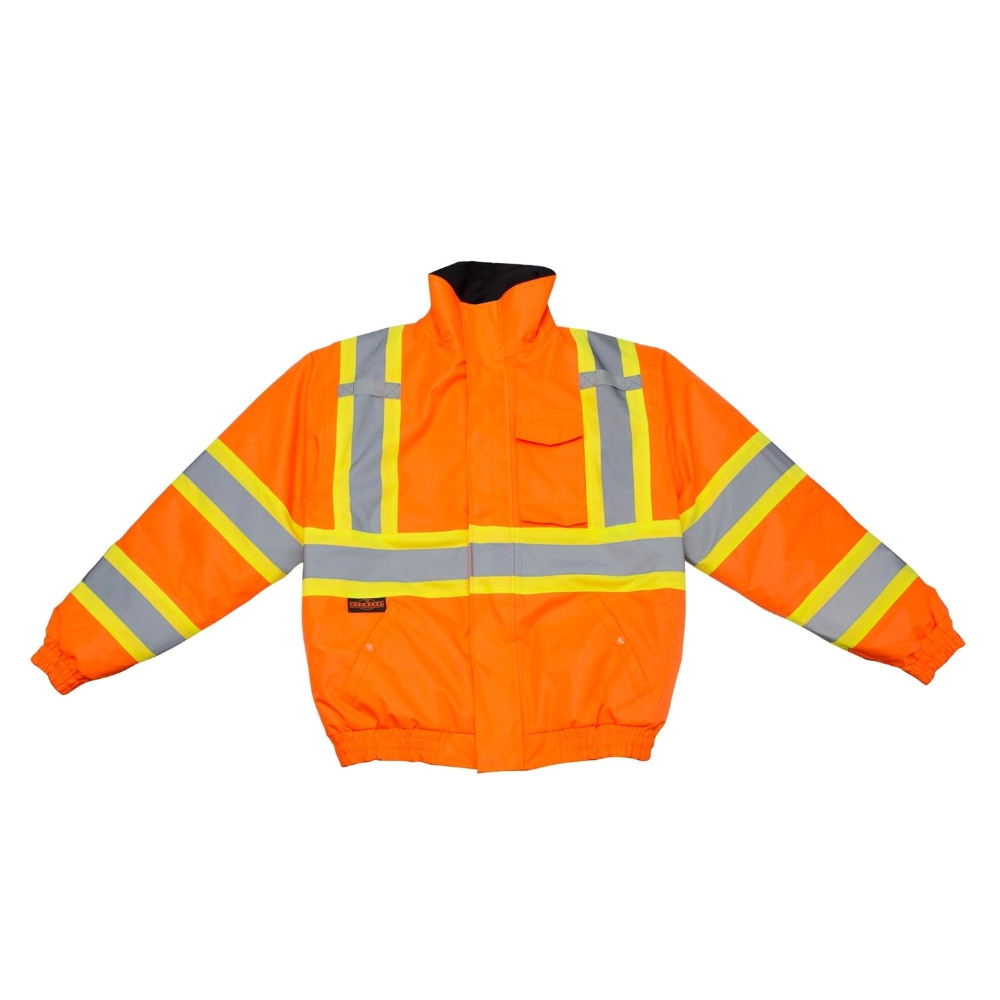 Yellow/Lime Safety Jacket - Radians - Quilted Bomber