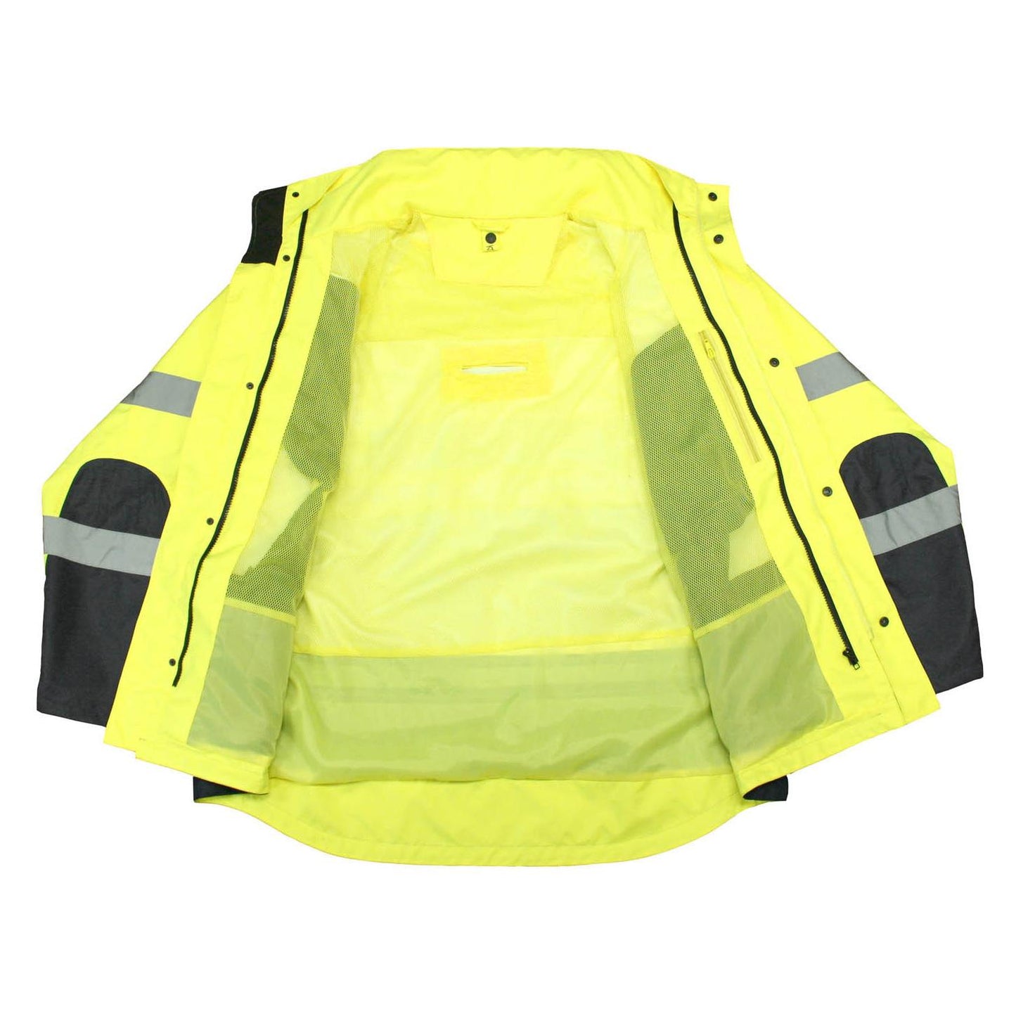 Yellow/Lime Safety Jacket - Radians - Weatherproof Parka