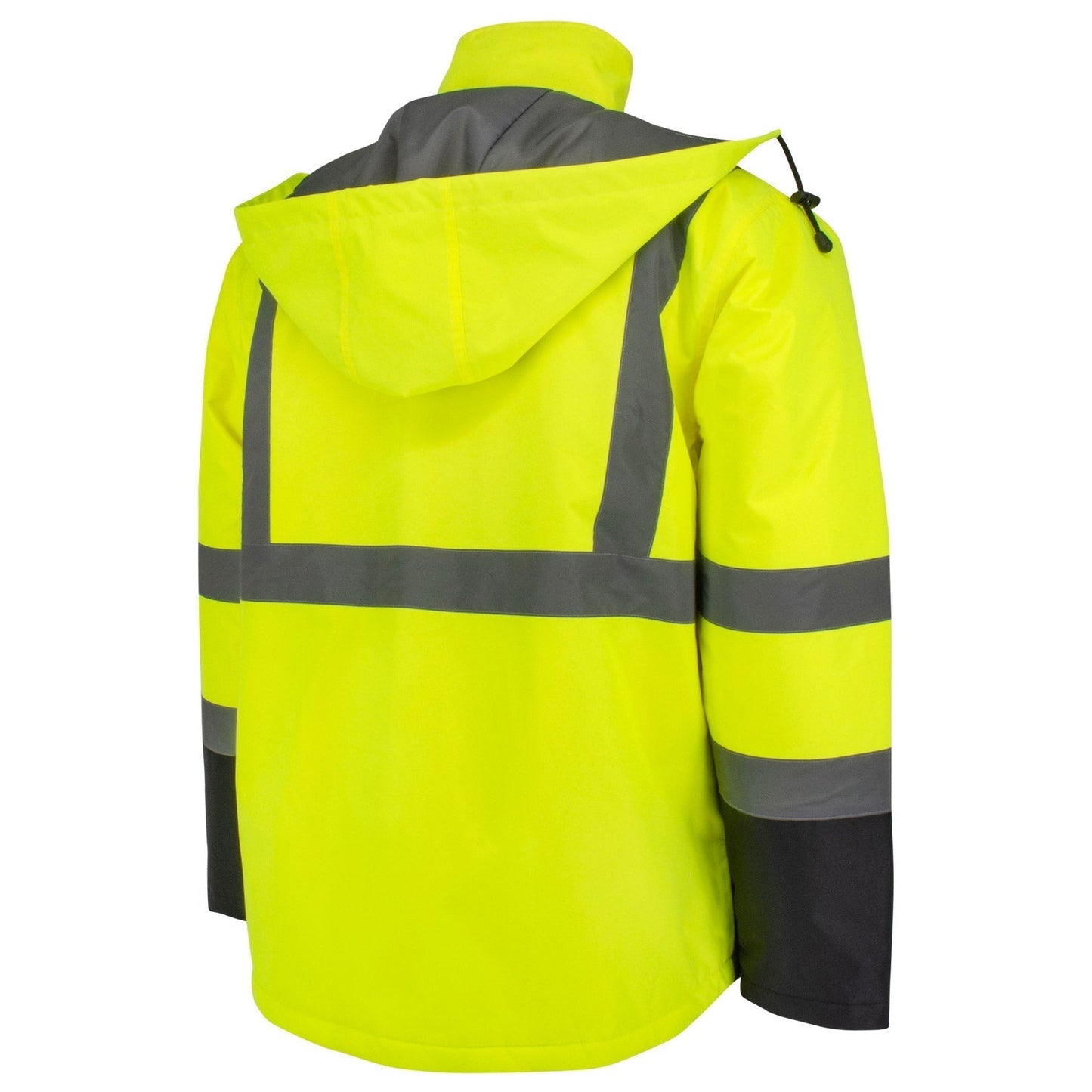 Yellow/Lime Safety Jacket - Radians - Quilted Parka