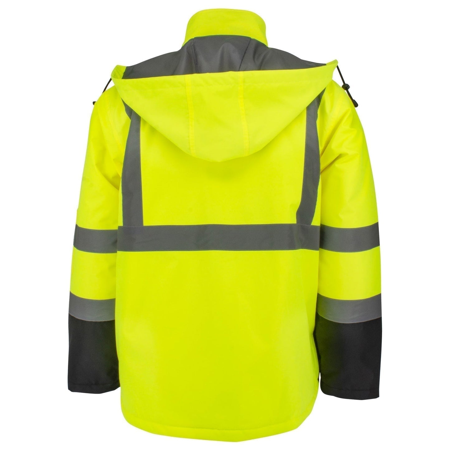 Yellow/Lime Safety Jacket - Radians - Quilted Parka