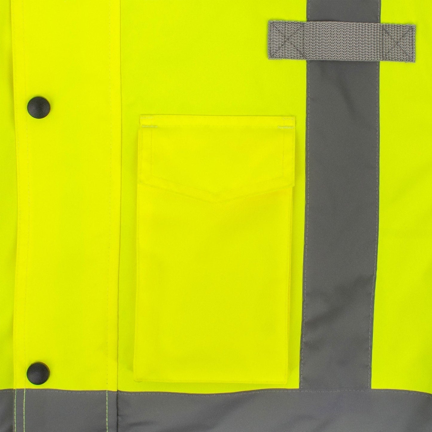 Yellow/Lime Safety Jacket - Radians - Quilted Parka