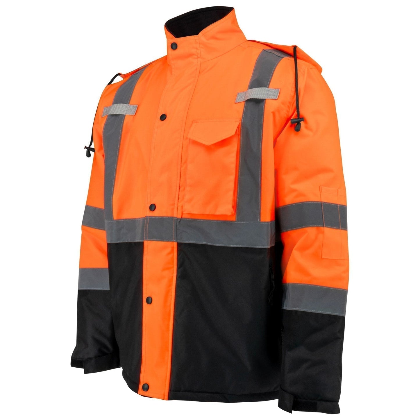 Yellow/Lime Safety Jacket - Radians - Quilted Parka