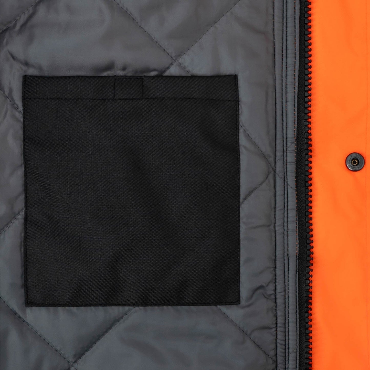 Yellow/Lime Safety Jacket - Radians - Quilted Parka