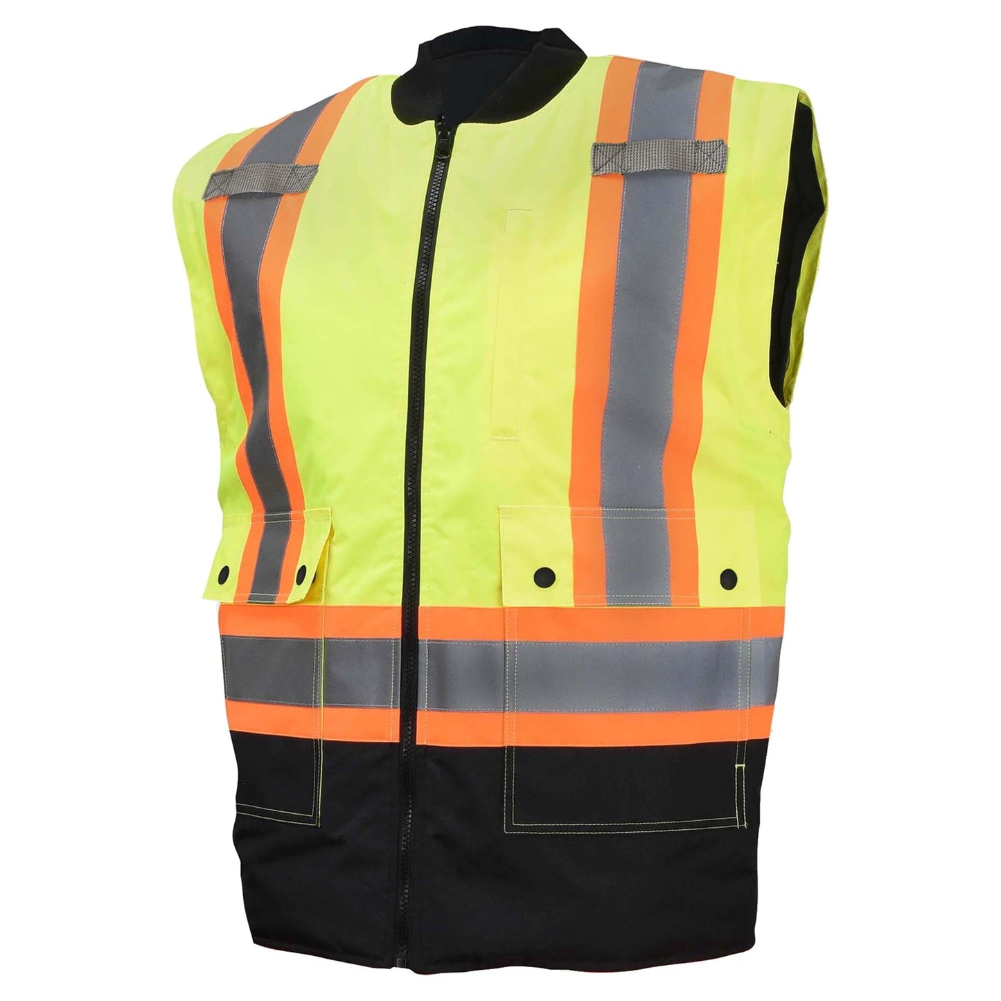 Yellow/Black Safety Jacket - Radians - Weatherproof Design