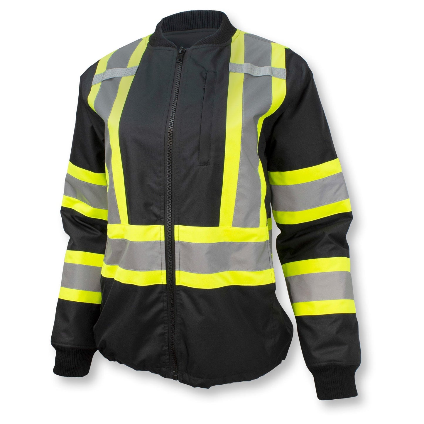 Black Safety Jackets - Radians - Hi-Vis Bomber