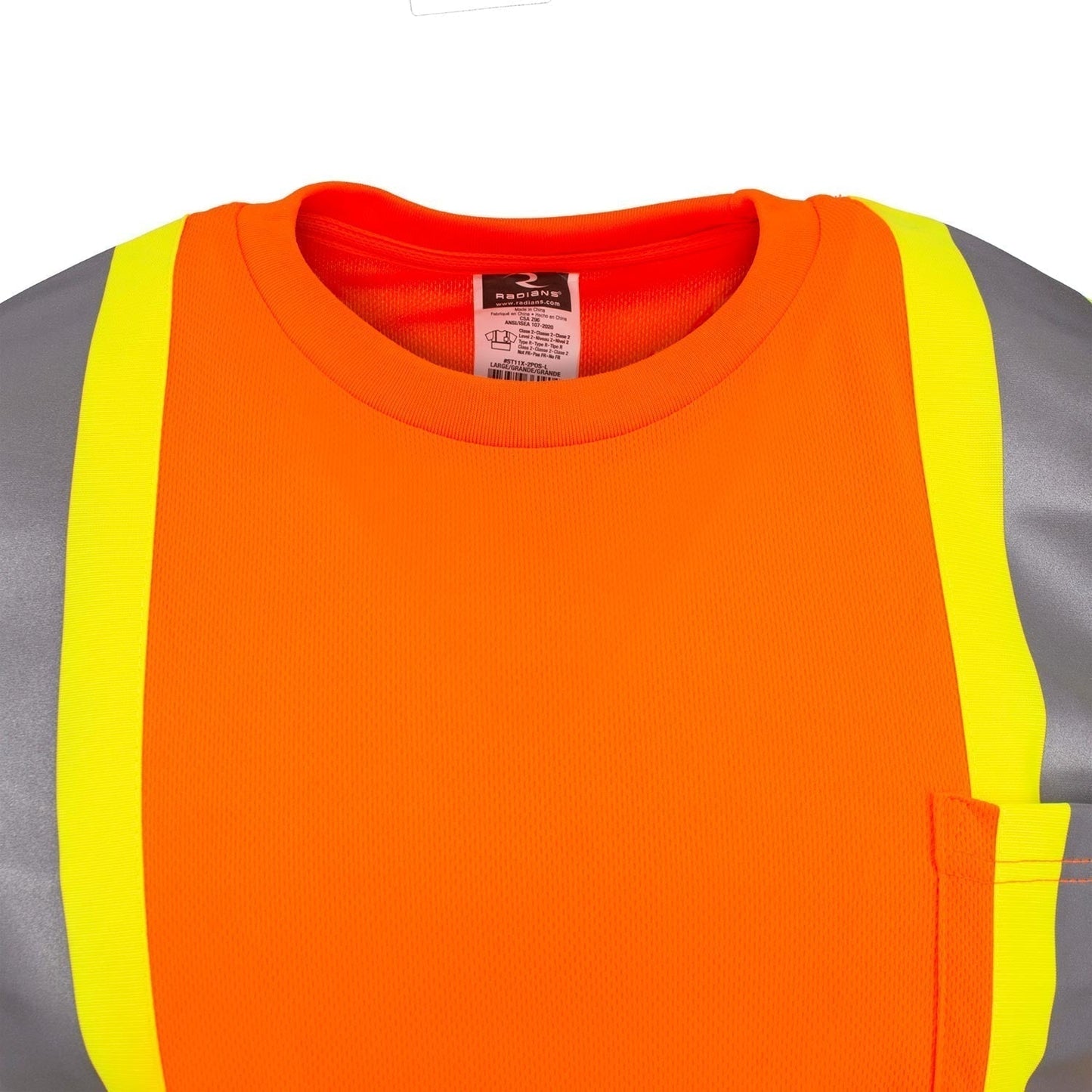 Yellow/Lime Safety Shirt - Radians - Reflective Design