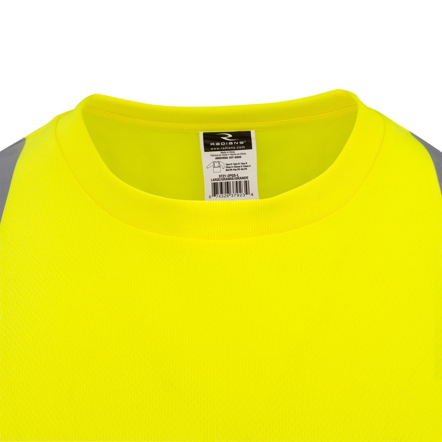 Yellow/Lime Safety Shirt - Radians - Durable Mesh