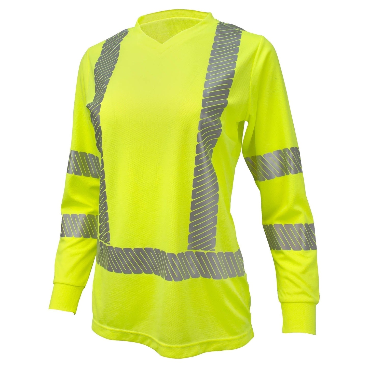 Yellow/Lime Safety Shirt - Radians - Women's Long Sleeve