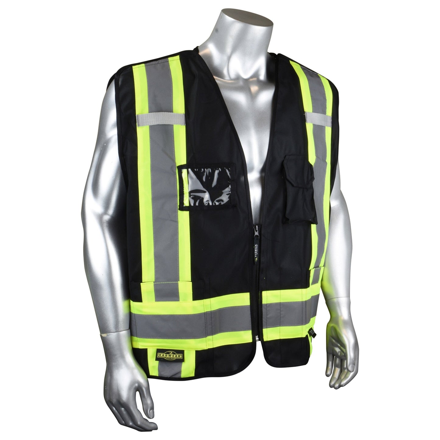 Black Safety Vest - Radians - Heavy Duty Breakaway