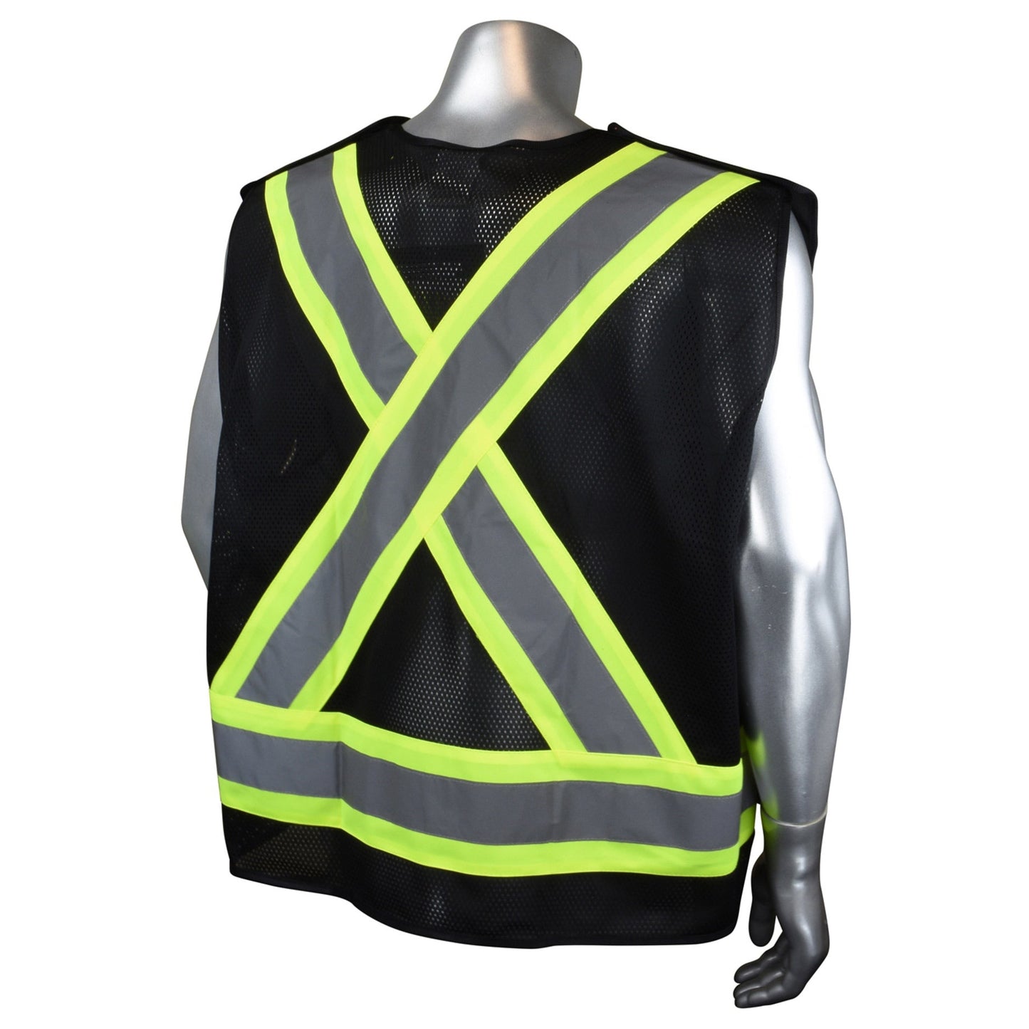 Black Safety Vest - Radians - Heavy Duty Breakaway