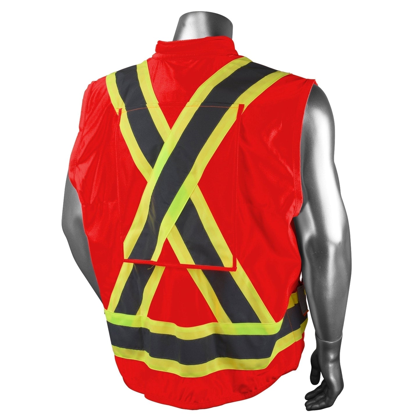 Black Safety Vests - Radians - Heavy Duty Mesh Design