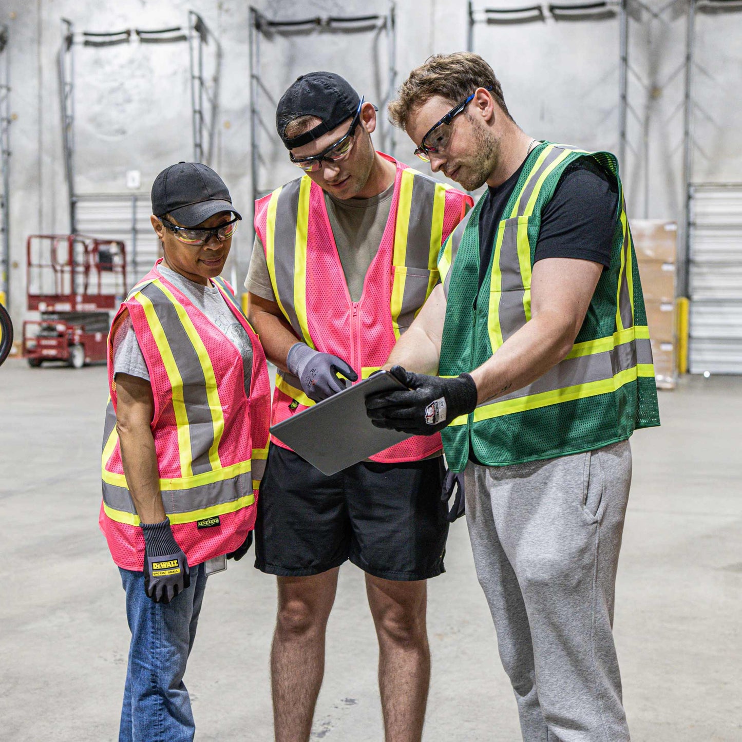 Blue Safety Vests - Radians - High Visibility Mesh