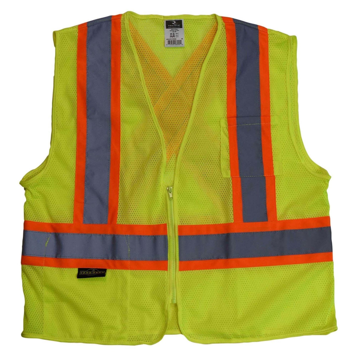 Yellow/Lime Safety Vests - Radians - High Visibility Mesh
