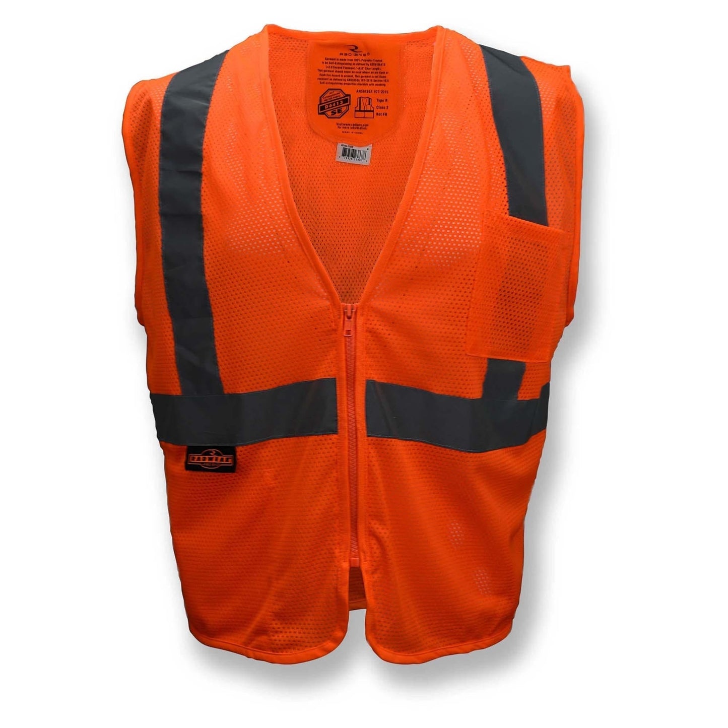 Yellow Safety Vest - Radians - Self-Extinguishing Design