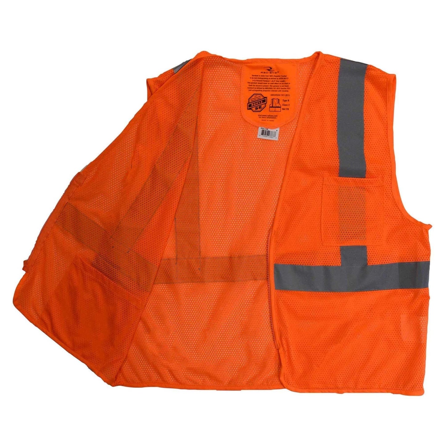 Yellow Safety Vest - Radians - Self-Extinguishing Design