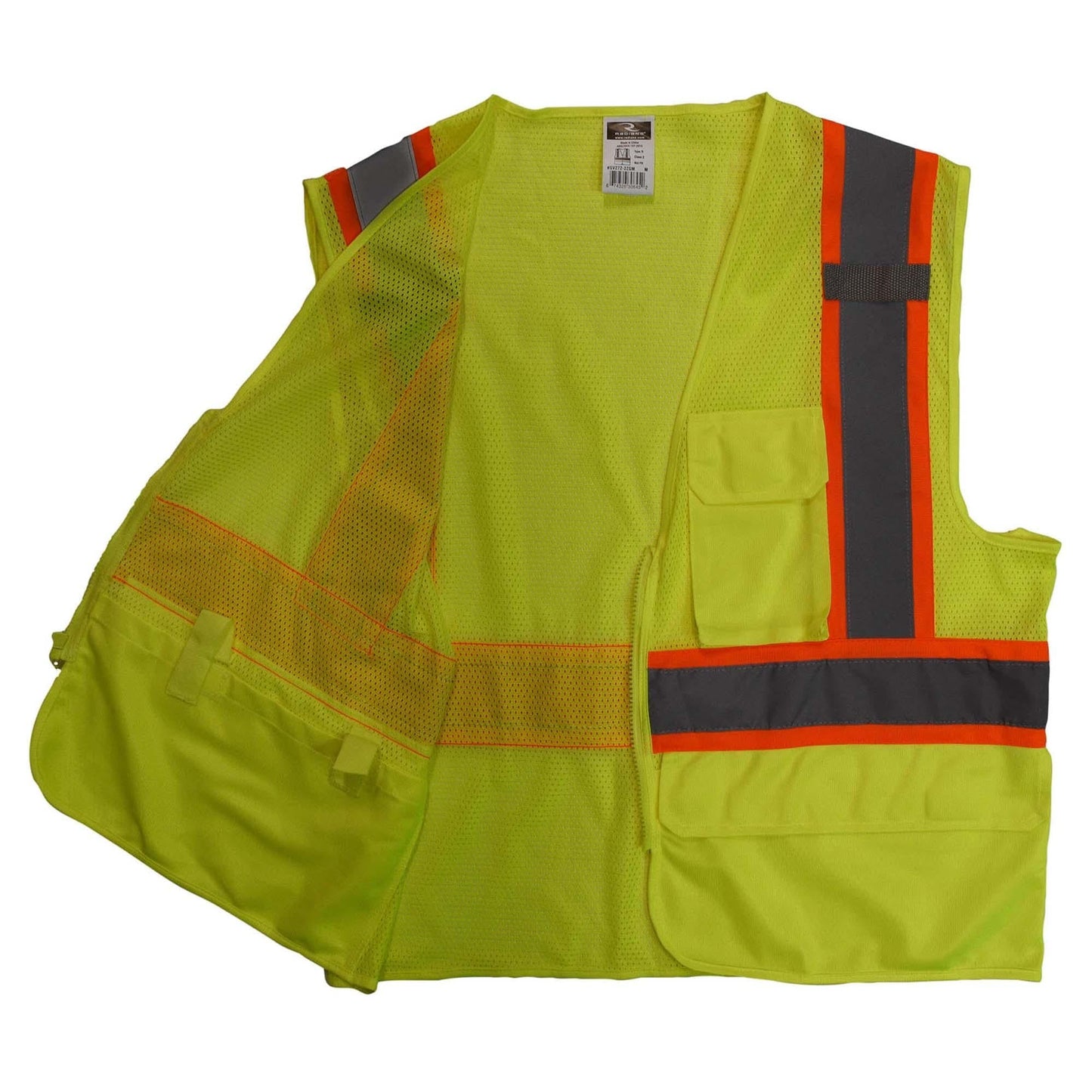 Yellow/Lime Safety Vest - Radians - Mesh Design