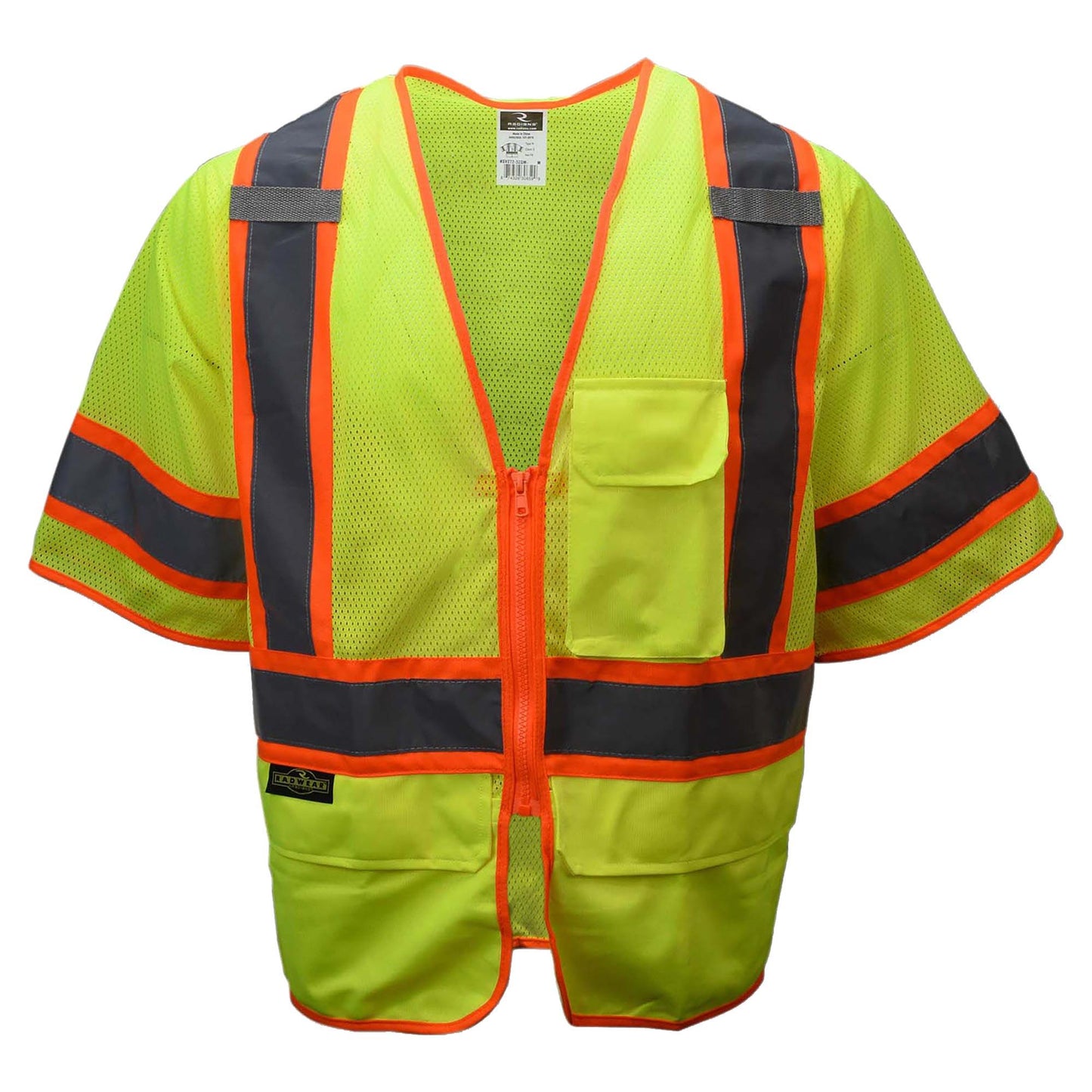 Yellow/Lime Safety Vests - Radians - Mesh Design