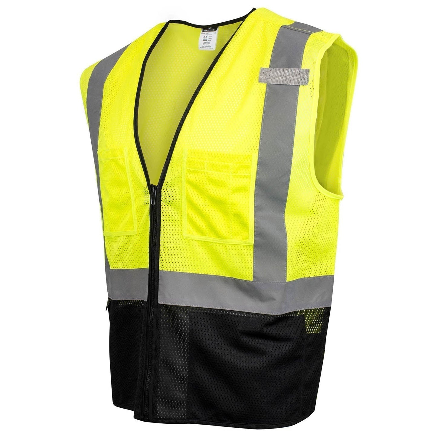 Yellow/Lime Safety Vest - Radians - Reflective Mesh Design