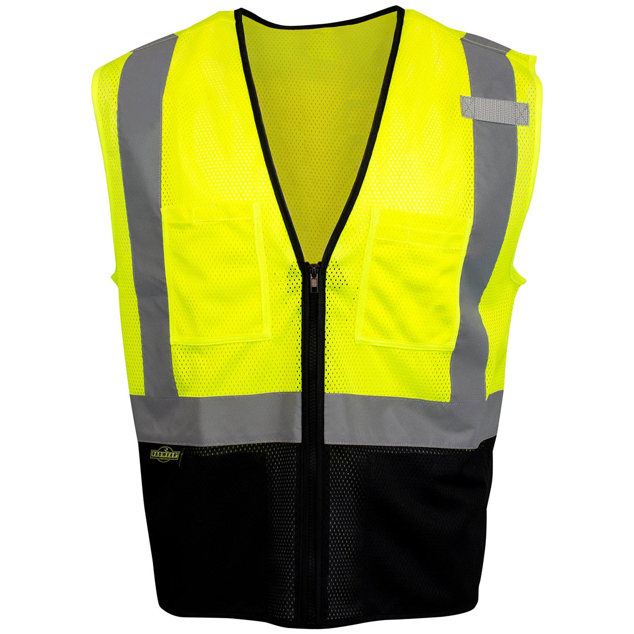 Yellow/Lime Safety Vest - Radians - Reflective Mesh Design