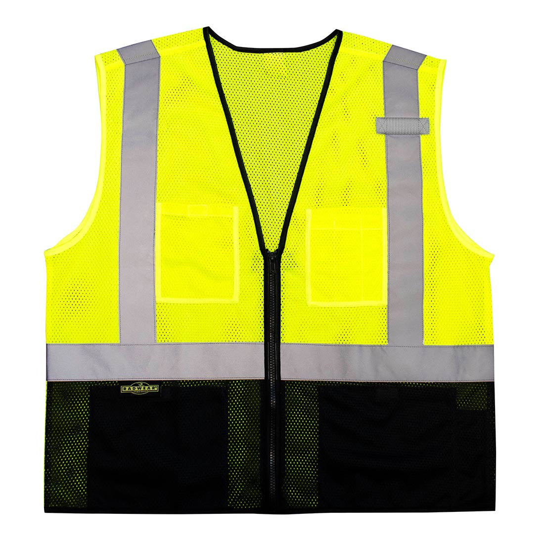 Yellow/Lime Safety Vest - Radians - Reflective Mesh Design