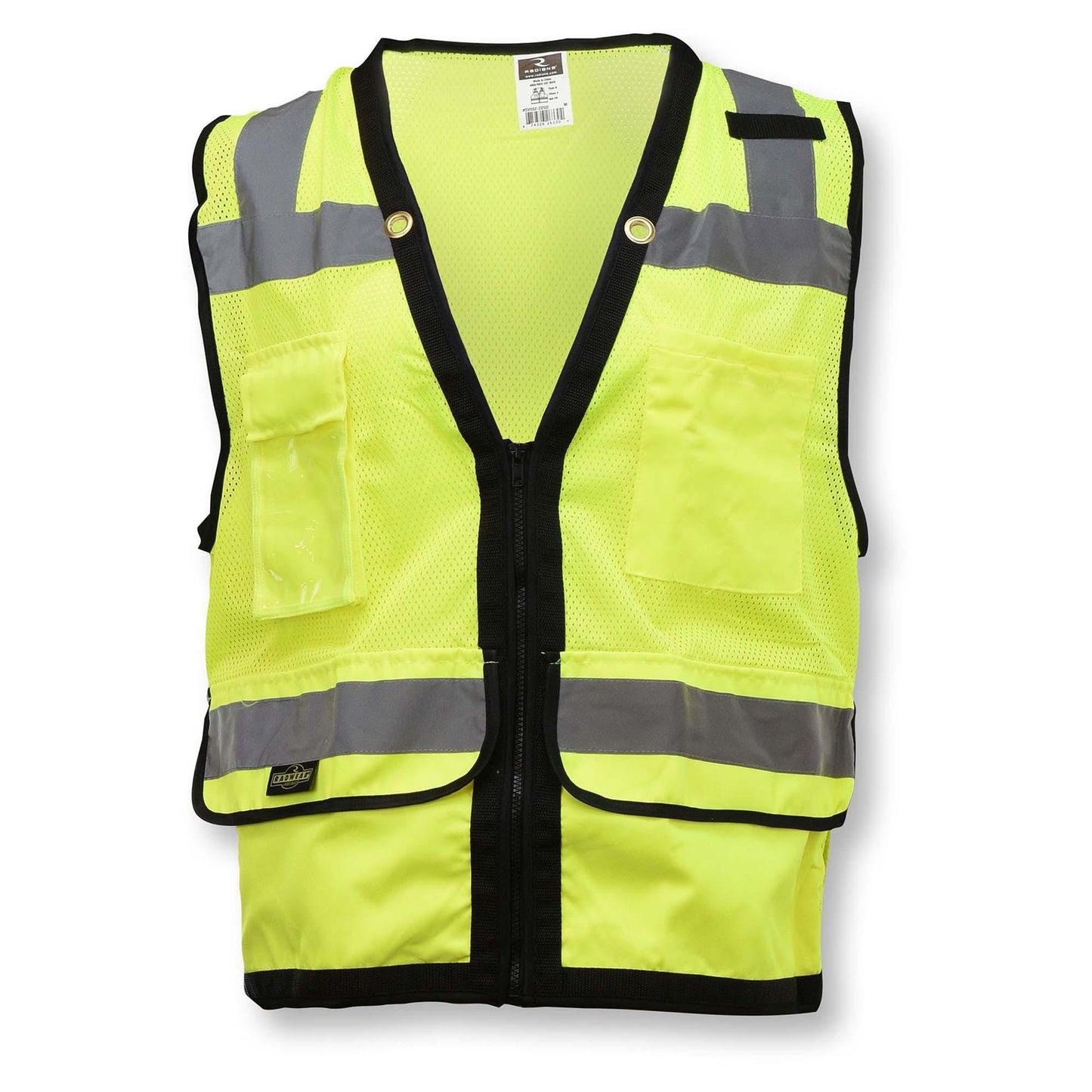 Yellow/Lime Safety Vests - Radians - Heavy Duty Design