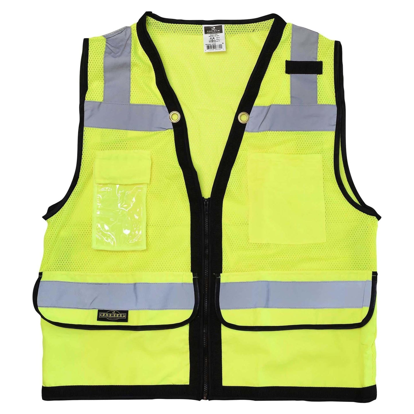 Yellow/Lime Safety Vests - Radians - Heavy Duty Design