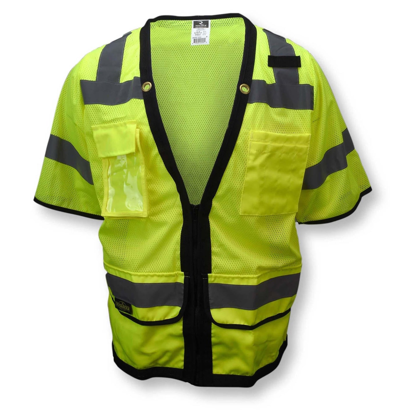Yellow/Lime Safety Vests - Radians - Durable Mesh Design