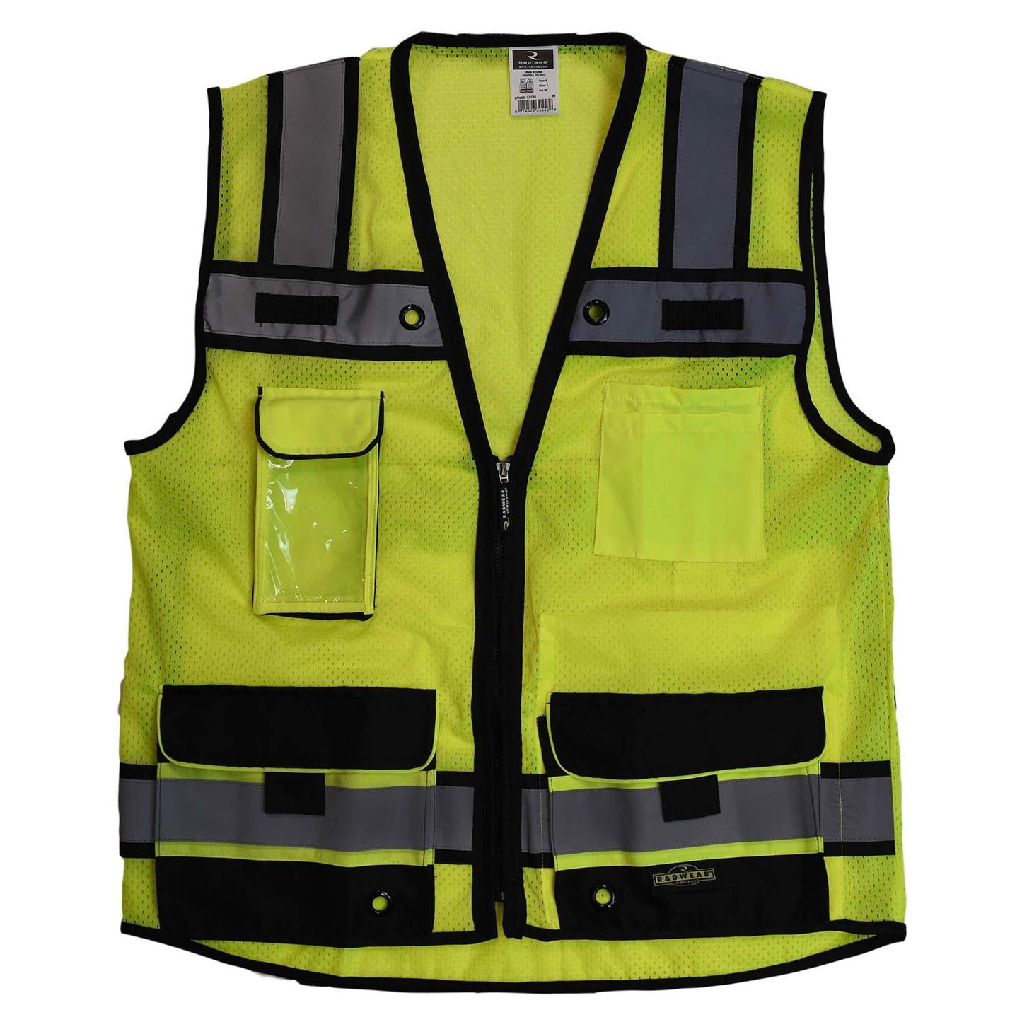 Yellow/Lime Safety Vest - Radians - Reflective Material