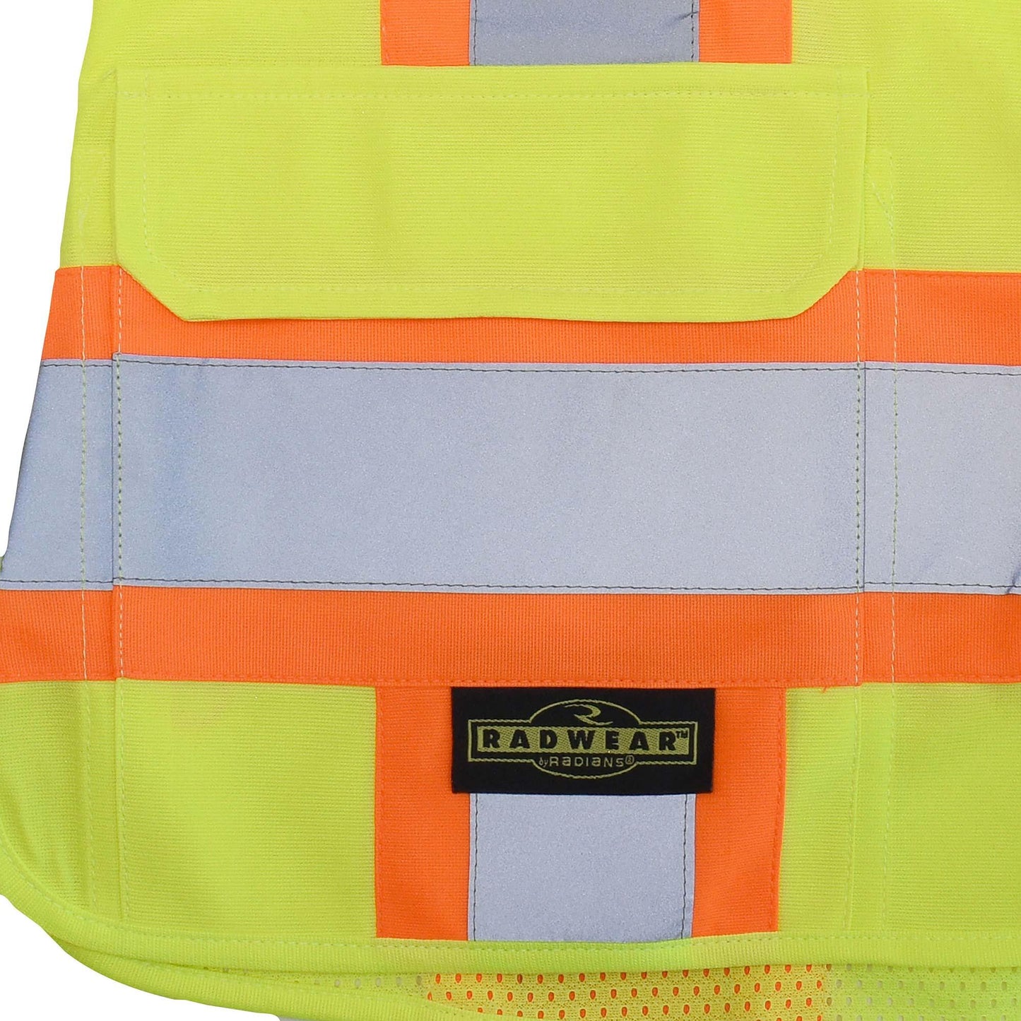 Yellow/Lime Safety Vest - Radians - Two-Tone Design