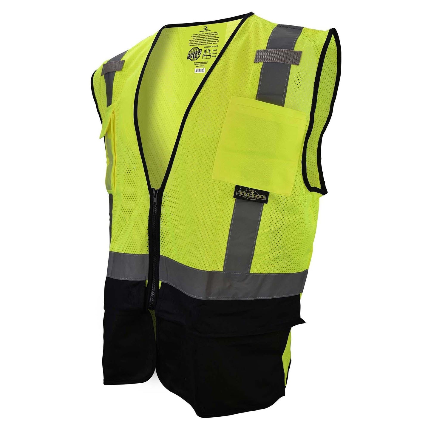 Yellow/Lime Safety Vest - Radians - Self Extinguishing